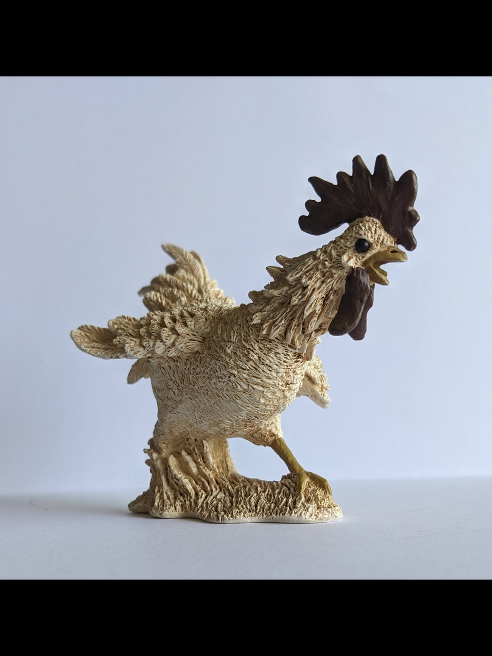 Pete Apsit Farmhouse Rooster Figurine Hand Painted Resin Chicken Rustic Country - Picture 2 of 16